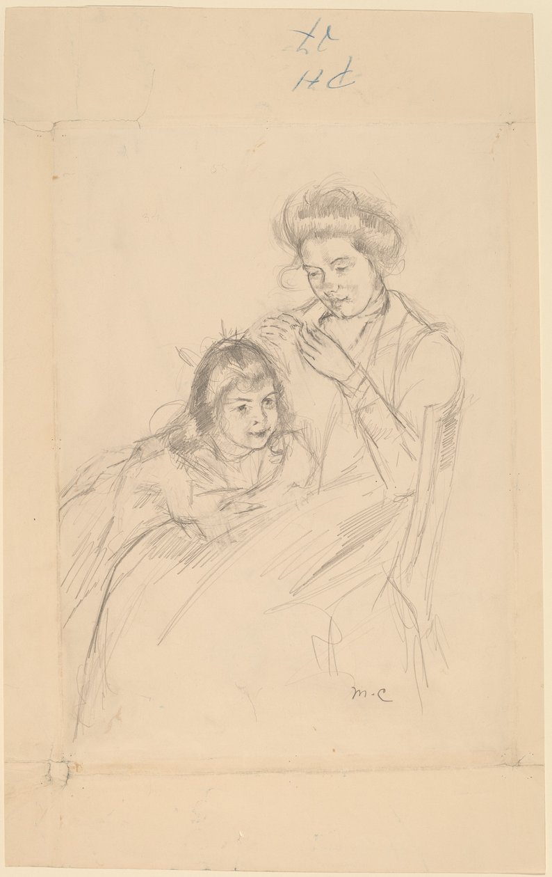 Margot Leaning against Reine