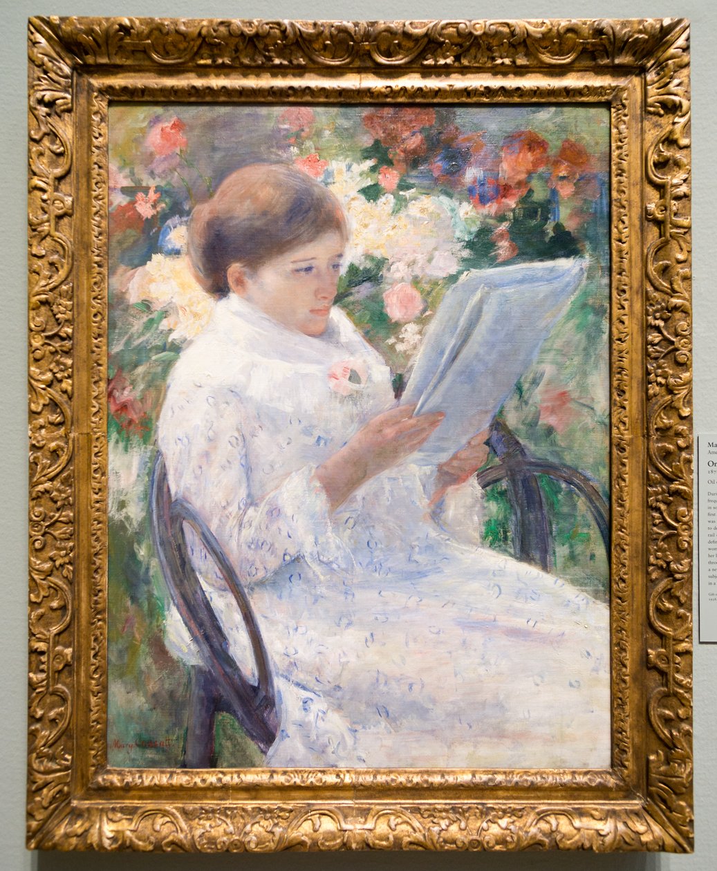 On a Balcony by Mary Cassatt