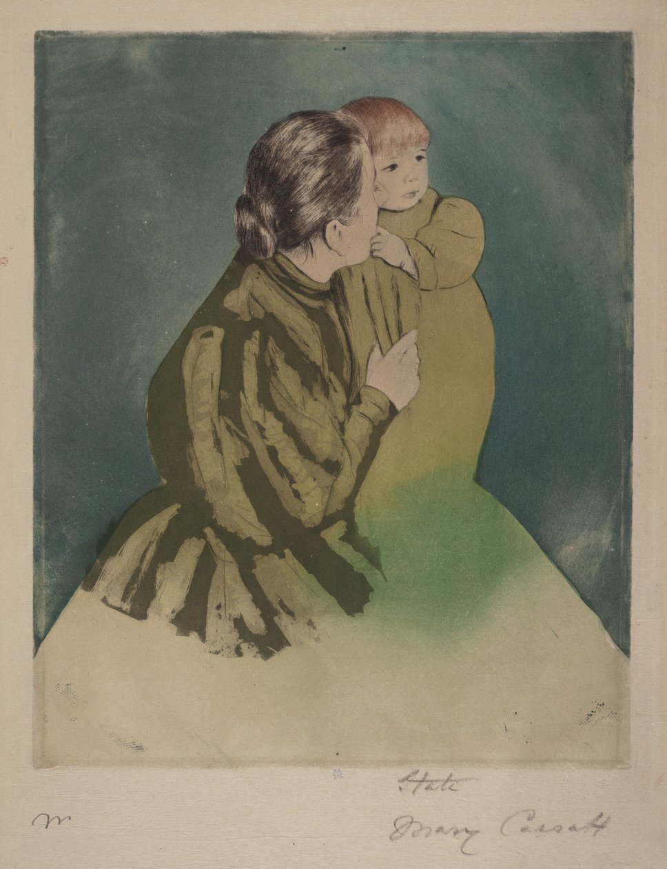 Peasant Mother and Child by Mary Cassatt