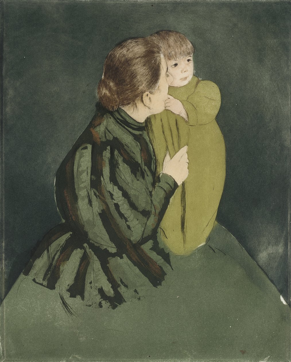 Peasant Mother and Child by Mary Cassatt