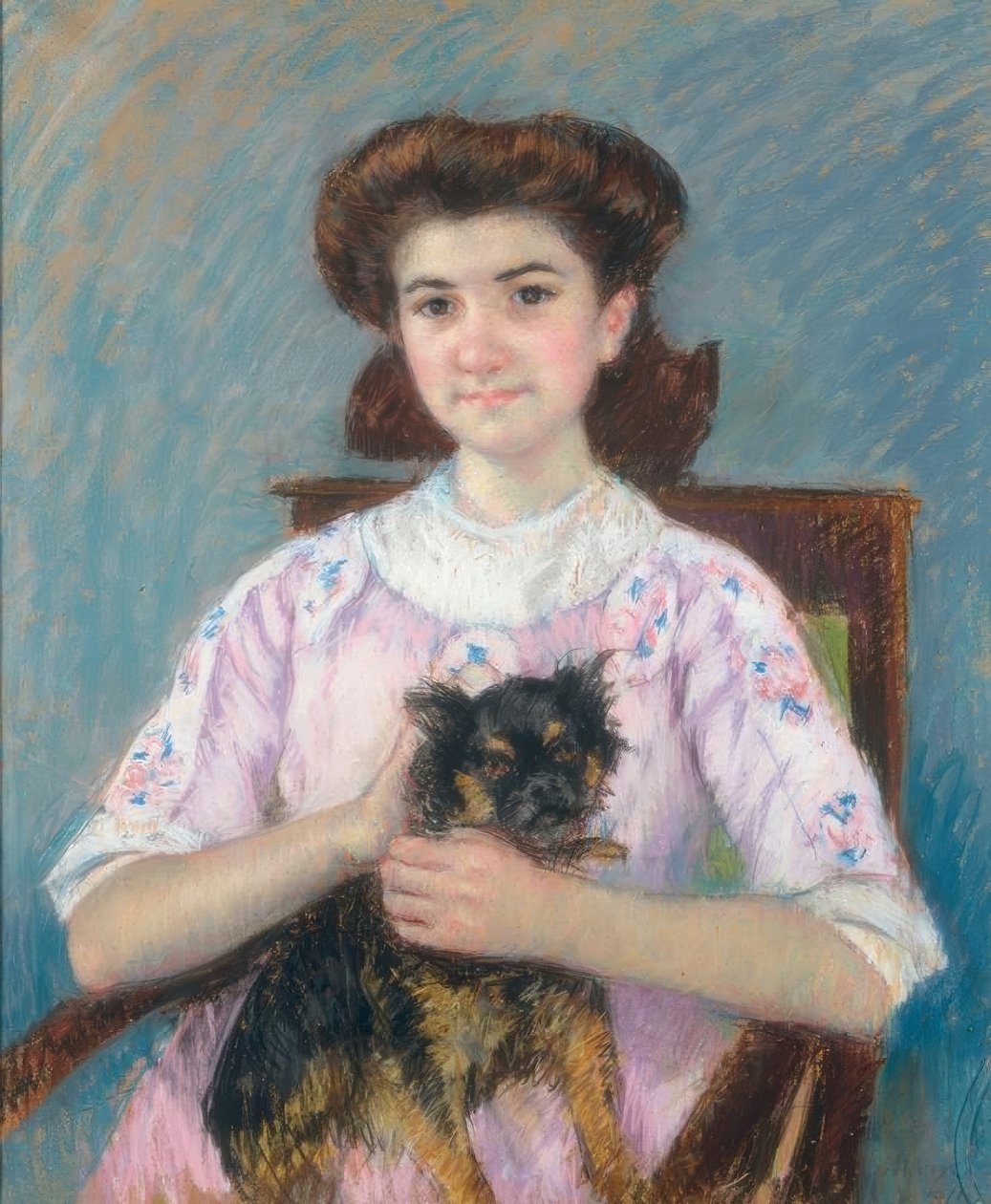 Portrait of Marie-Louise Durand-Ruel by Mary Cassatt