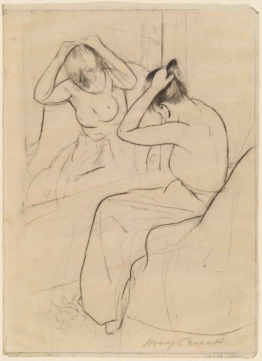 The Coiffure by Mary Cassatt