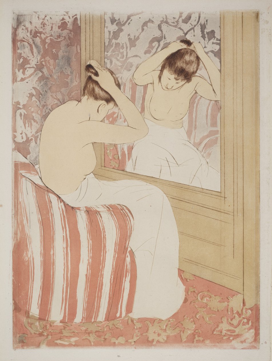 The Coiffure by Mary Cassatt