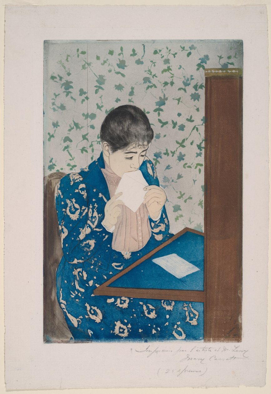 The Letter by Mary Cassatt