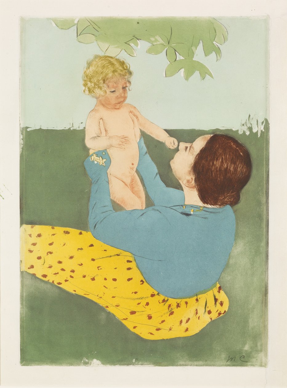 Under the Horse-Chestnut Tree, 1896-97 by Mary Cassatt
