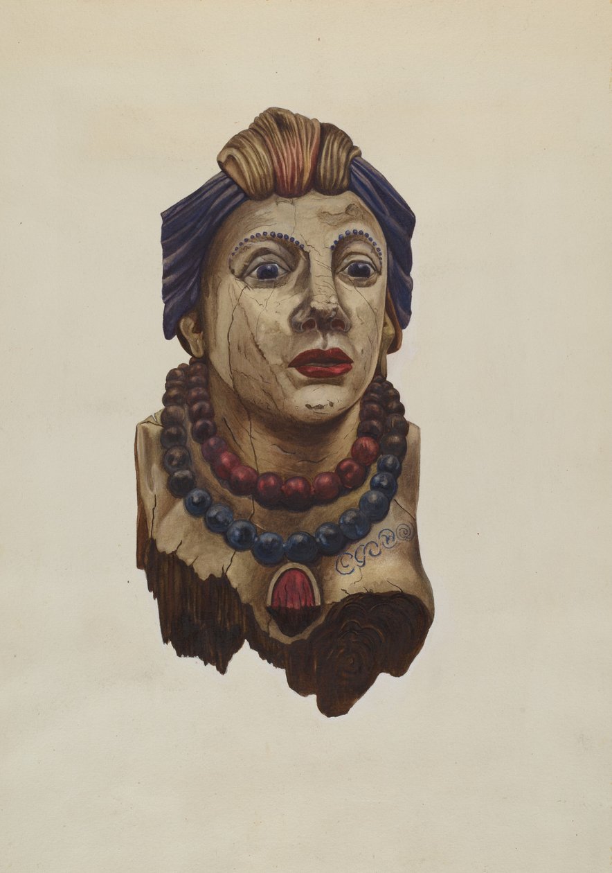 Indian Princess Figurehead by Mary E Humes