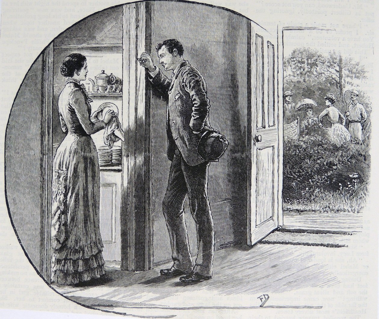 Illustration of Housewife by Mary Ellen Edwards