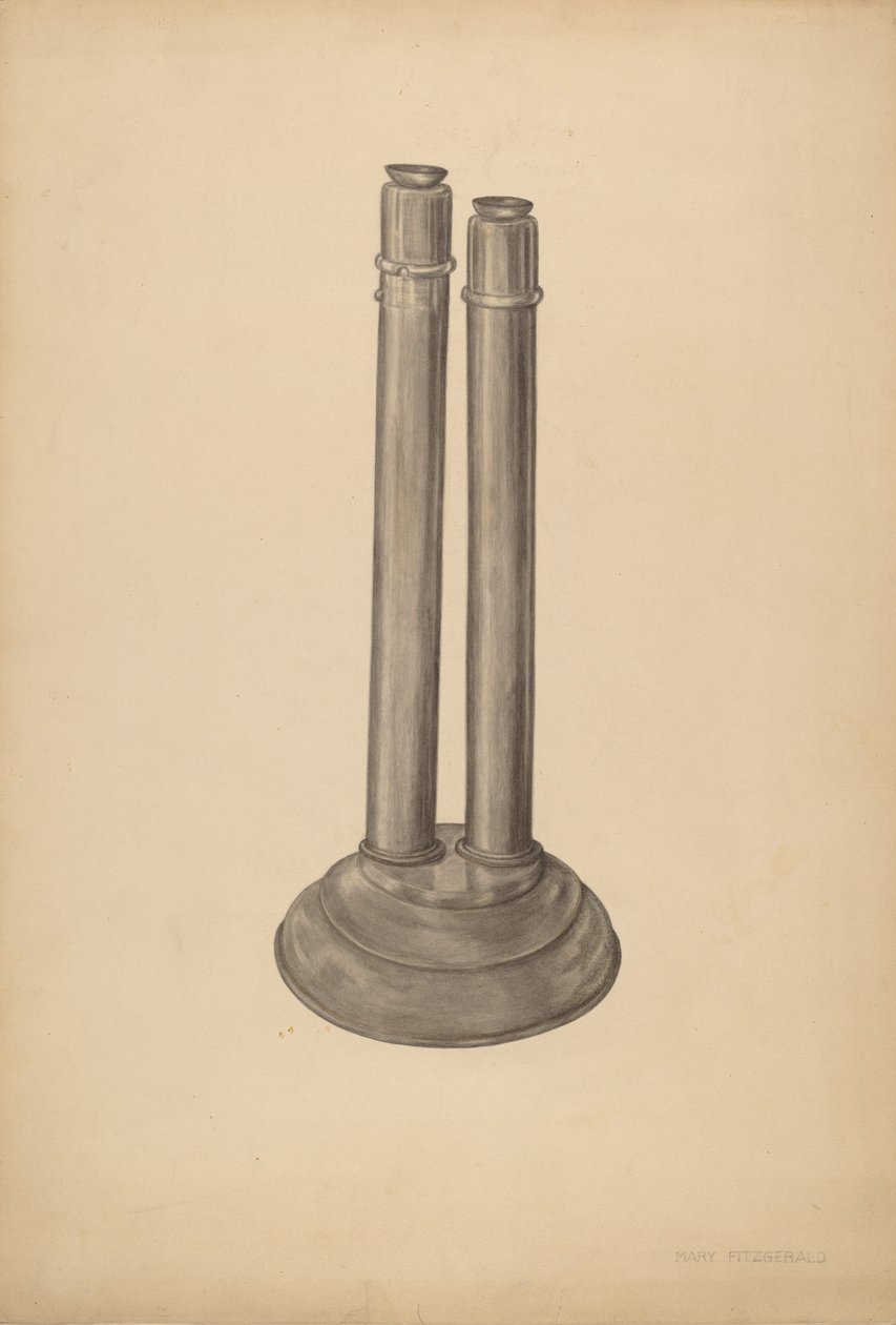 Candlestick Double by Mary Fitzgerald