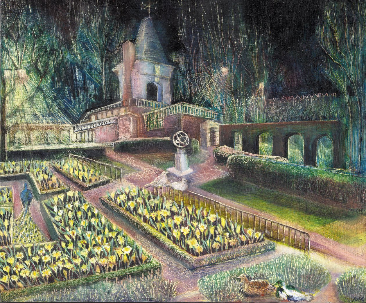 Flower Garden, Holland Park by Mary Kuper