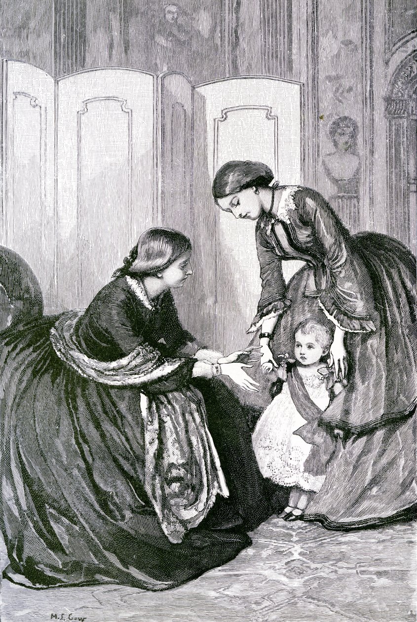 The Queen and Her Little Grandson Prince Wilhelm of Prussia by Mary L. Gow