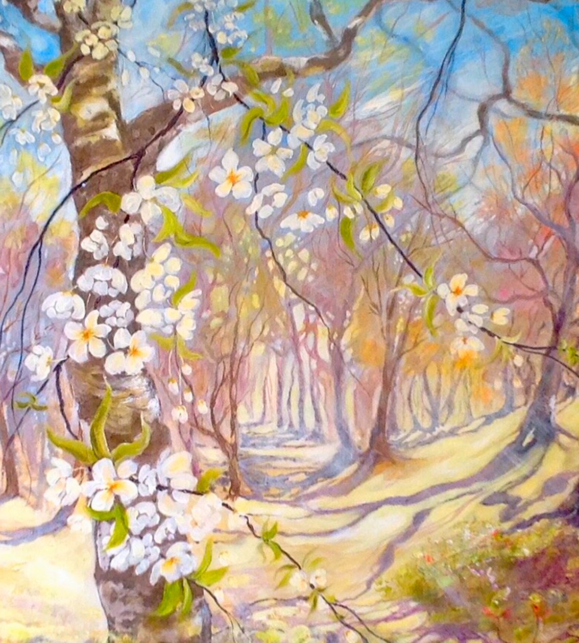 Big Blossoms in the Spring by Mary Smith