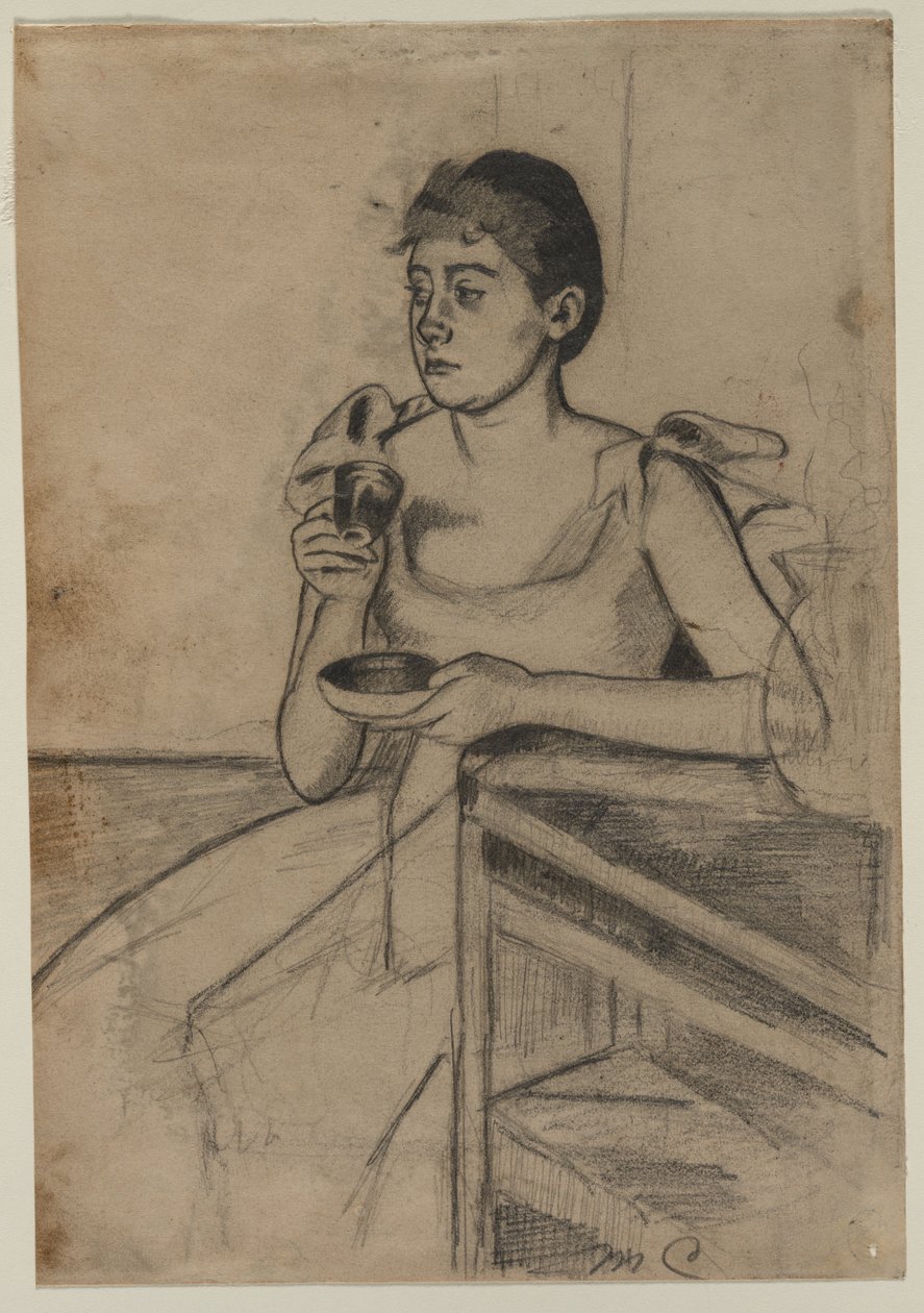 After-Dinner Coffee by Mary Cassatt