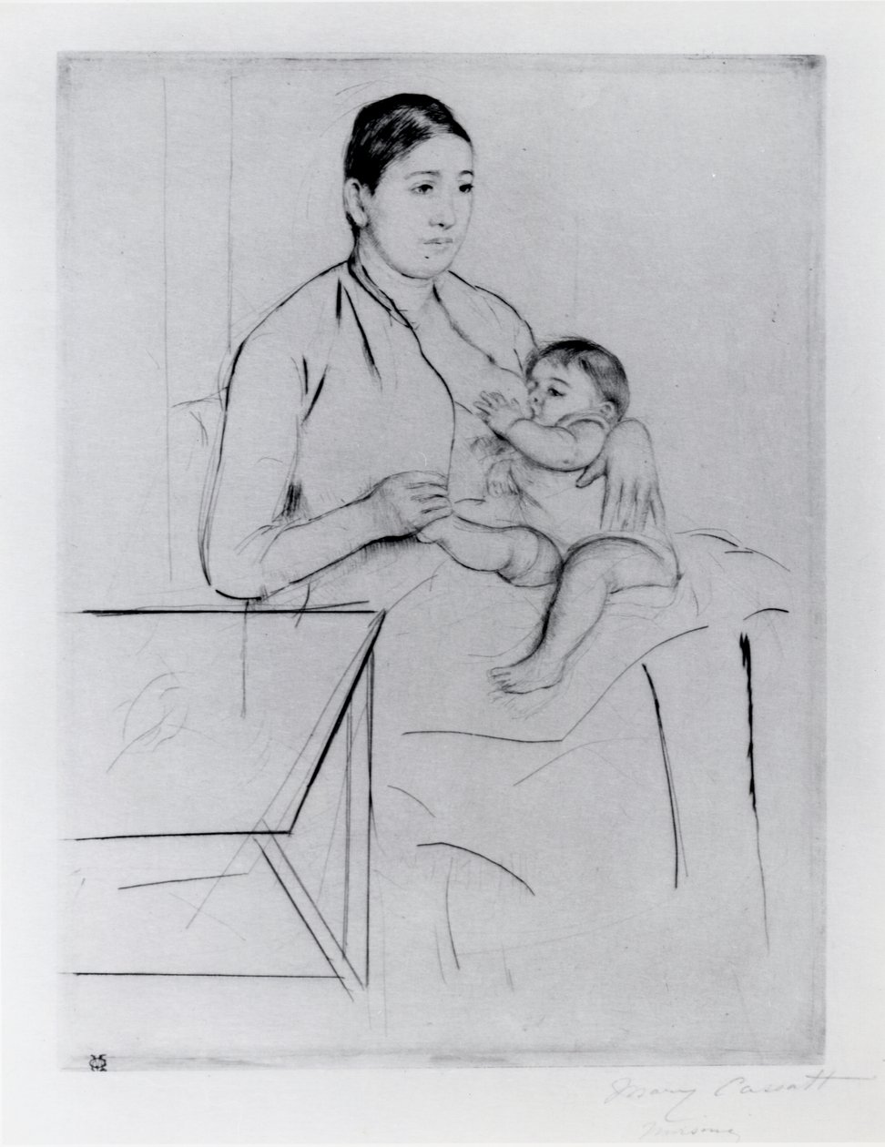 Nursing by Mary Stevenson Cassatt