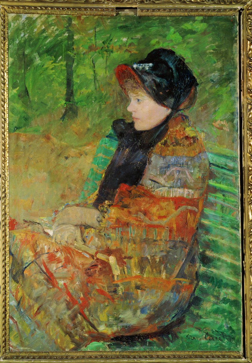 Portrait of Mlle C. Lydia Cassatt by Mary Stevenson Cassatt