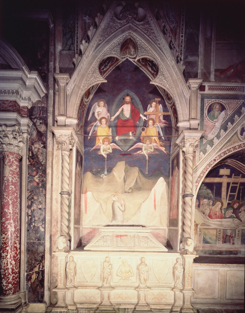 Last Judgement from the Bardi di Vernio Chapel by Maso di Banco Giottino