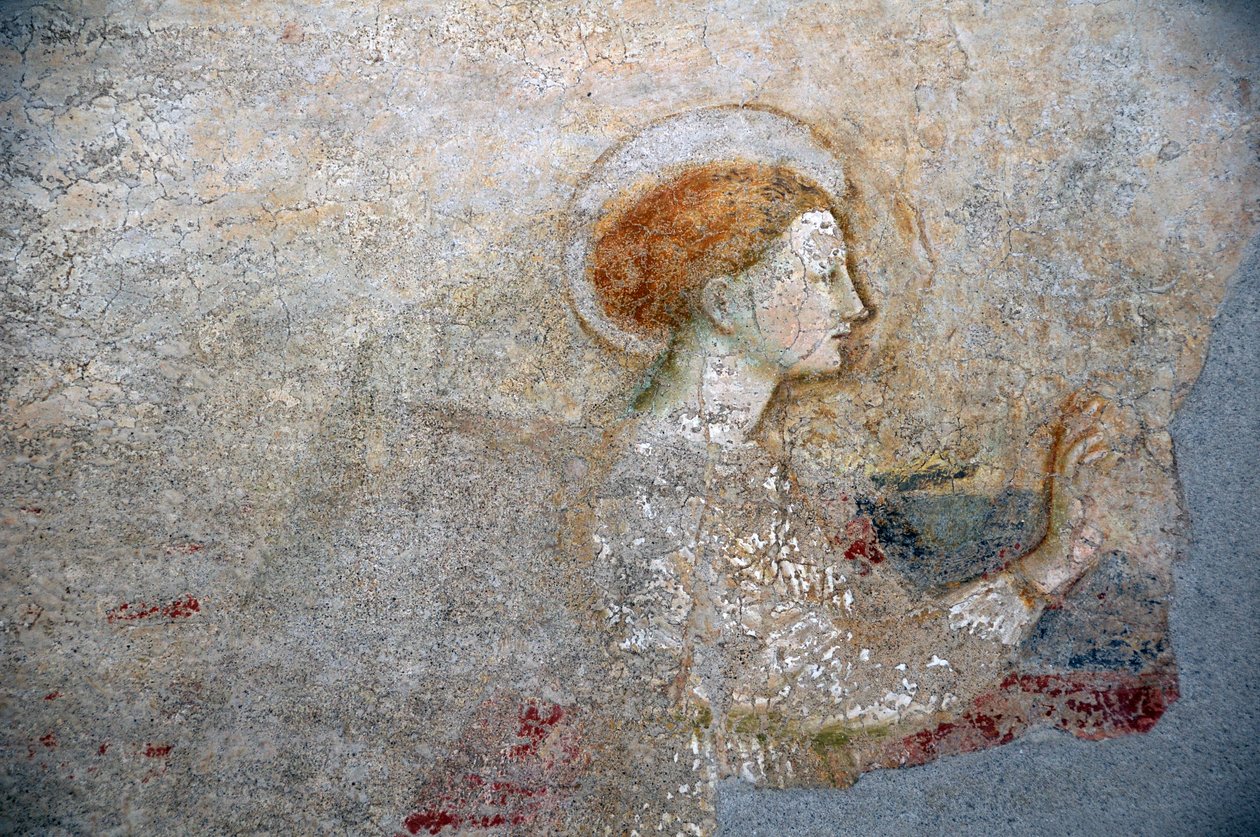 Fresco by Masolino da Panicale in the Baptistery of Castiglione (detail) by Masolino da Panicale