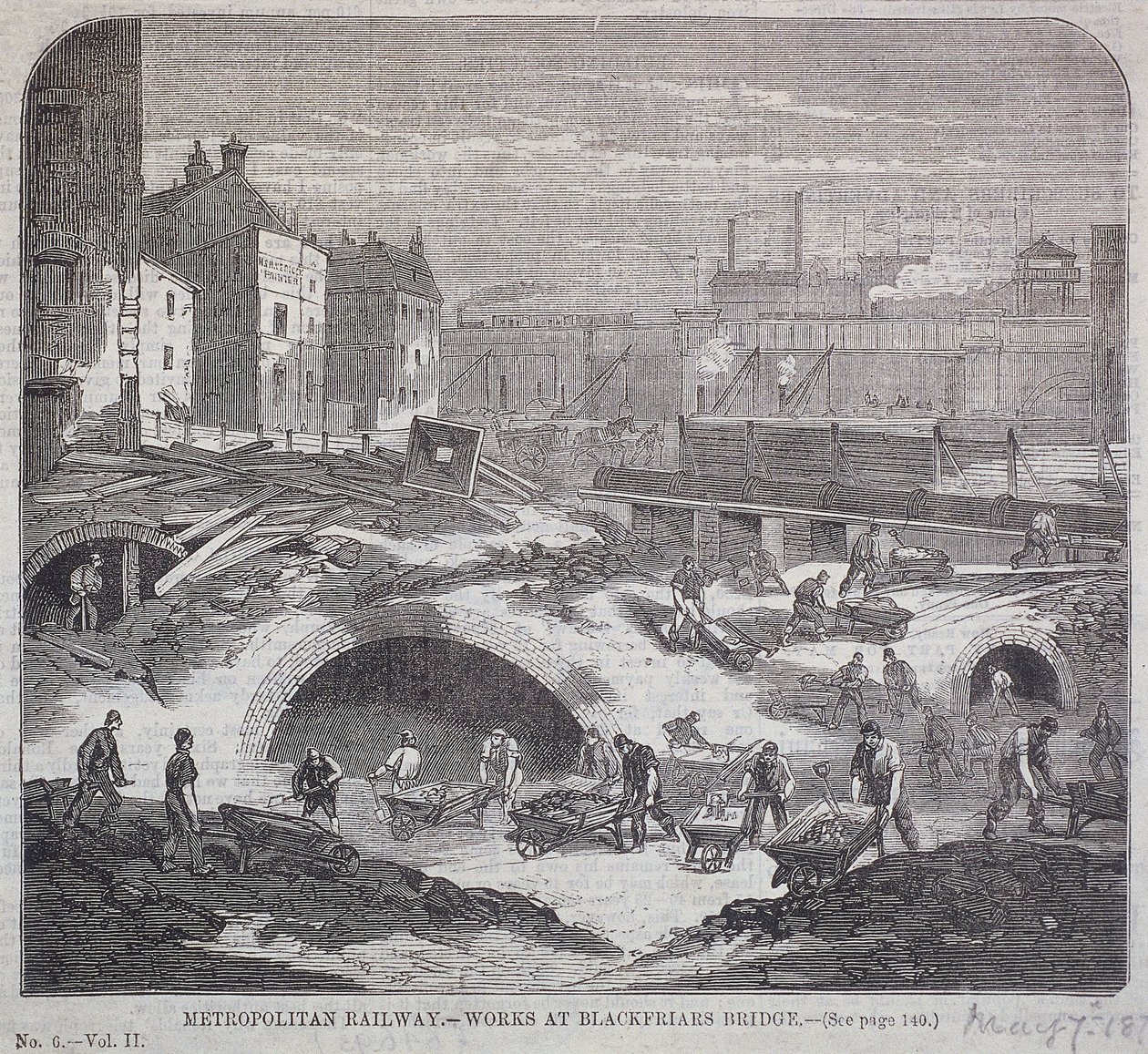 Blackfriars Bridge, London by Mason Jackson
