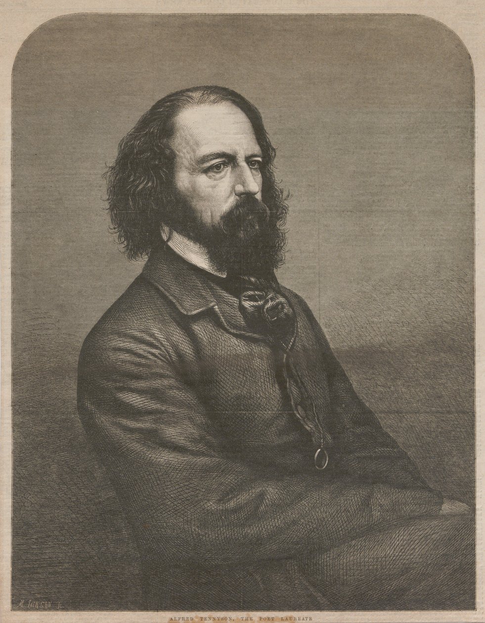 Portrait of Alfred, Lord Tennyson by Mason Jackson