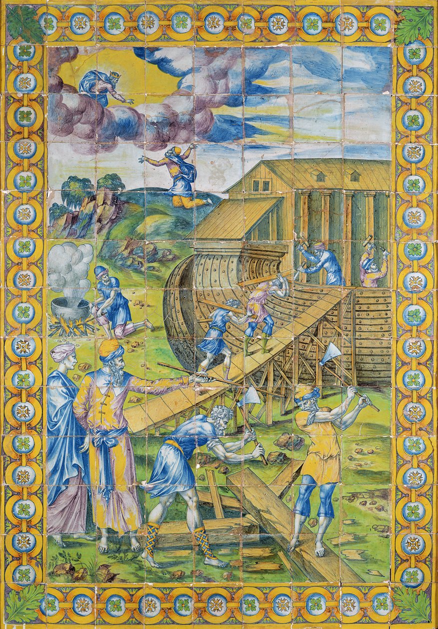 The Story of Noah: the Building of the Ark, Rouen by Masseot Abaquesne