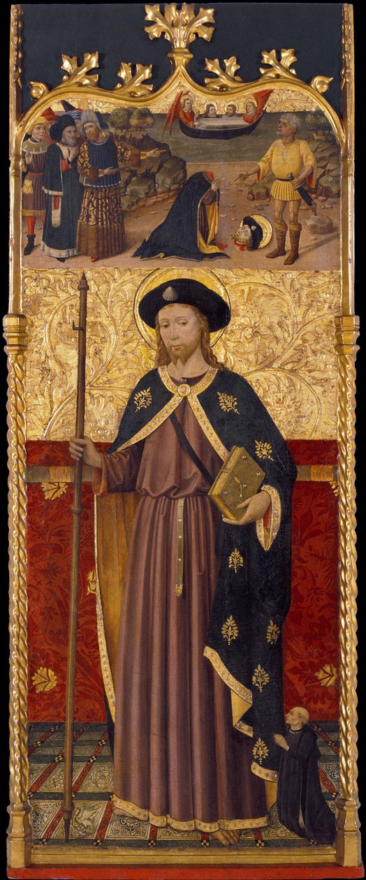 Saint James with a Donor and Decapitation of Saint James by Master of Cruïlles