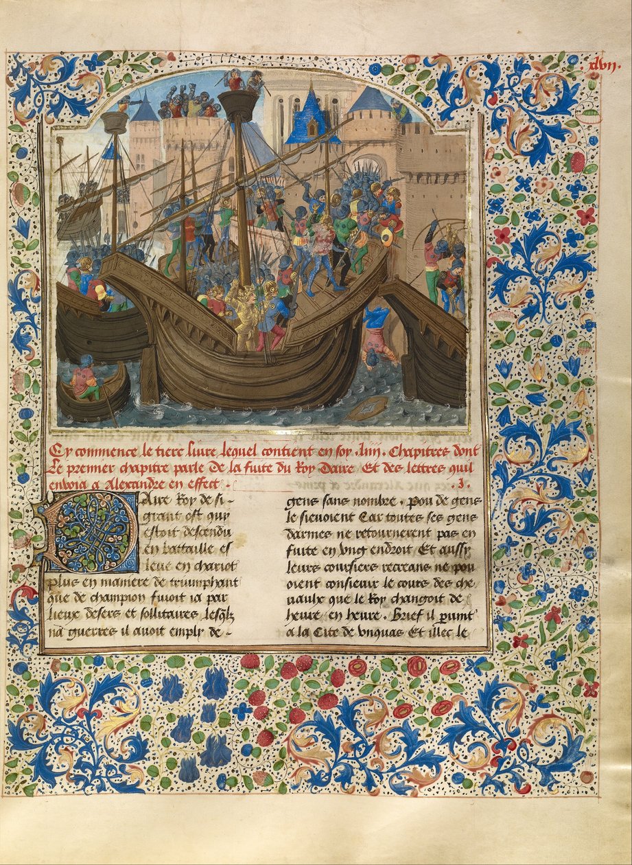 Alexander Attacks the City of Tyre by Master of Jardin