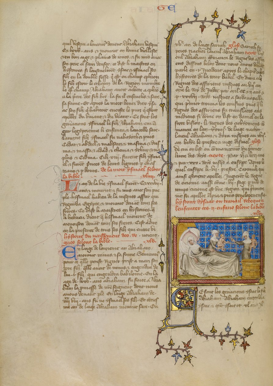 The Birth of Esau and Jacob by Master of Jean