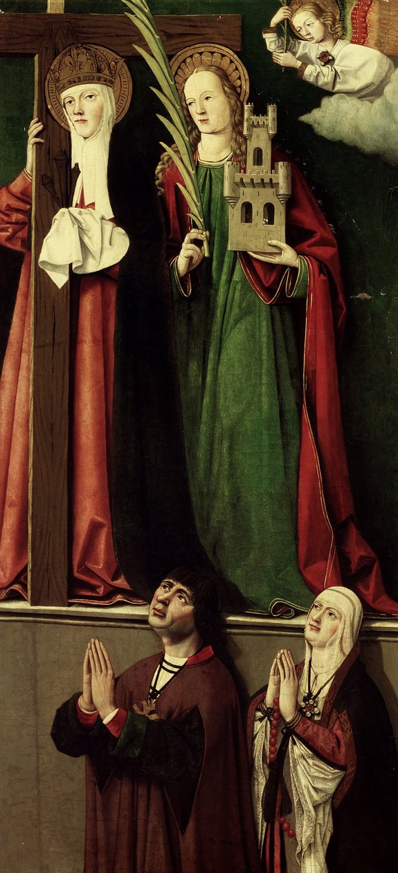 The Catholic Kings with Saint Helena and Saint Barbara by Master of Manzanillo