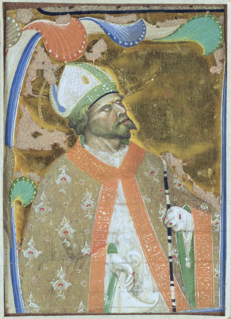 A Bishop Saint by Master of San Michele of Murano