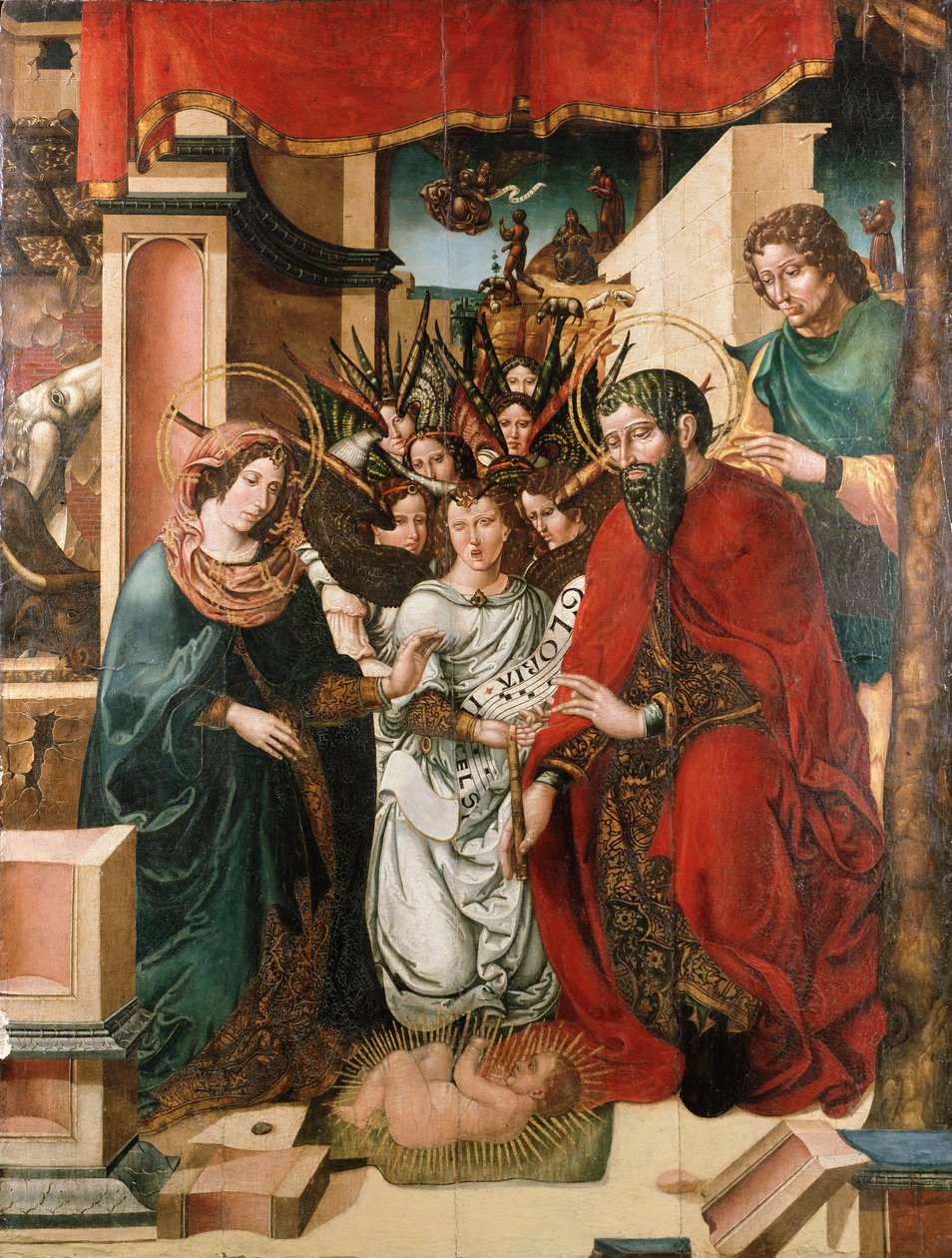 The Adoration of the Angels, 16th century by Master of Sigena