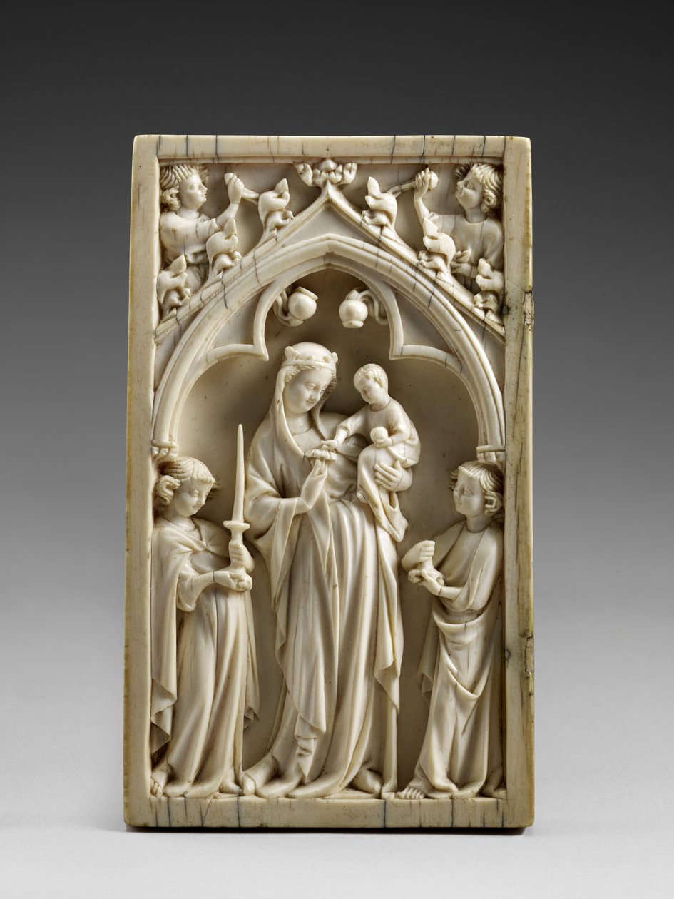 Virgin and Child in Glory by Master of the Berlin Triptych Master of the Berlin Triptych