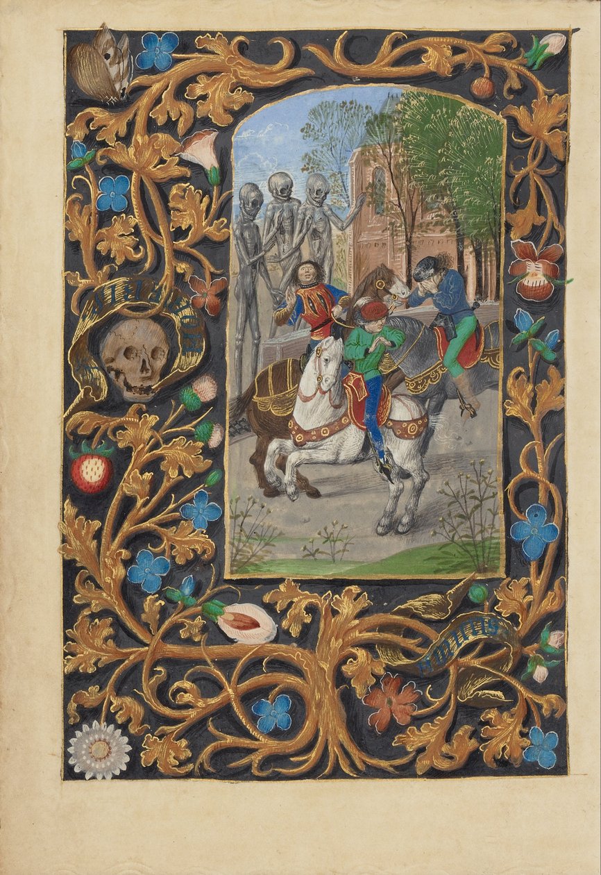 The Three Living and the Three Dead by Master of the Dresden Prayer Book