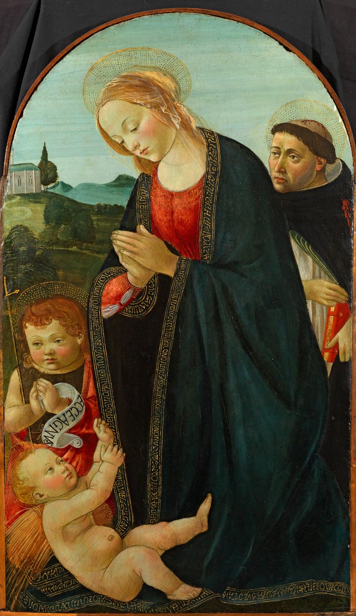Virgin and Child with St. John the Baptist and St. Peter the Martyr by Master of the Fiesole Epiphany