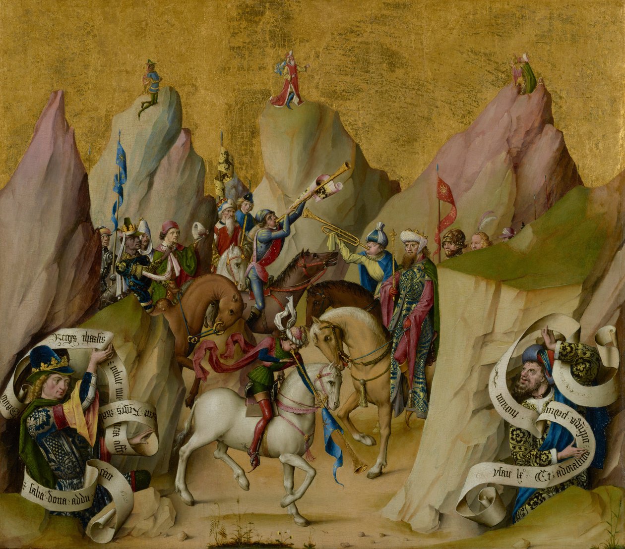 The Meeting of the Three Kings with David and Isaiah by Master of the St. Bartholomew Altarpiece
