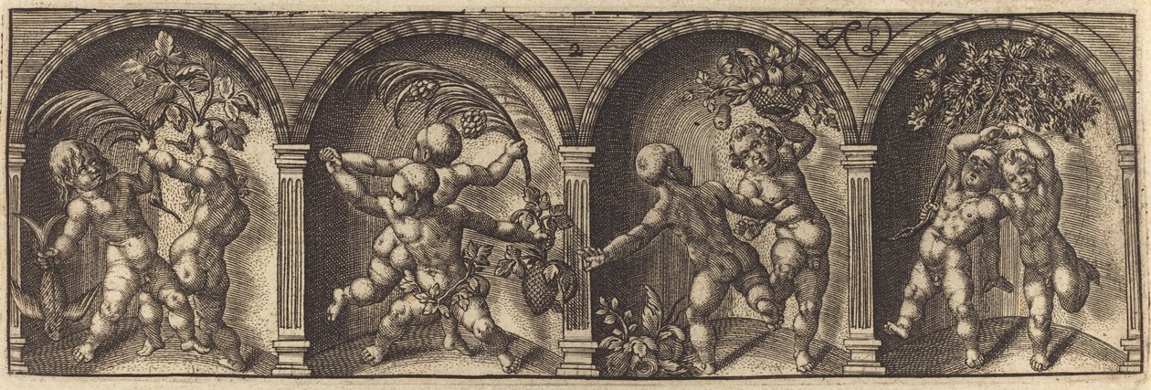 Various Portraits and Figures II by Master AD