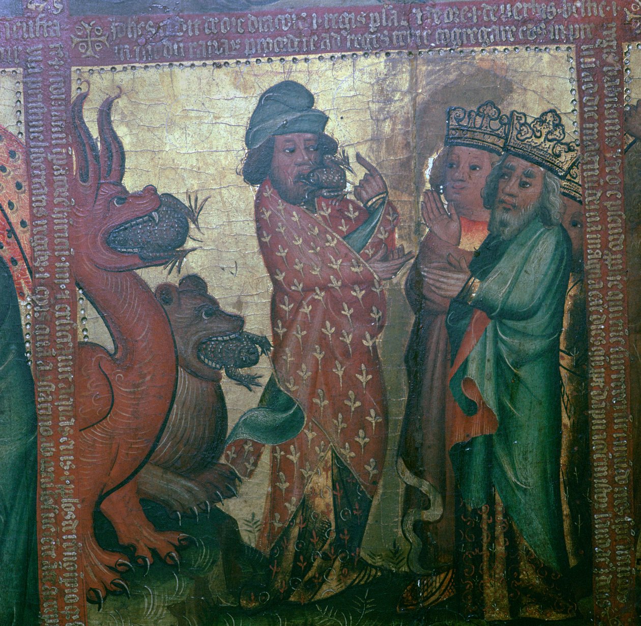 Panel forty-four of the Altar of the Apocalypse, 15th century by Master Bertram of Hamburg