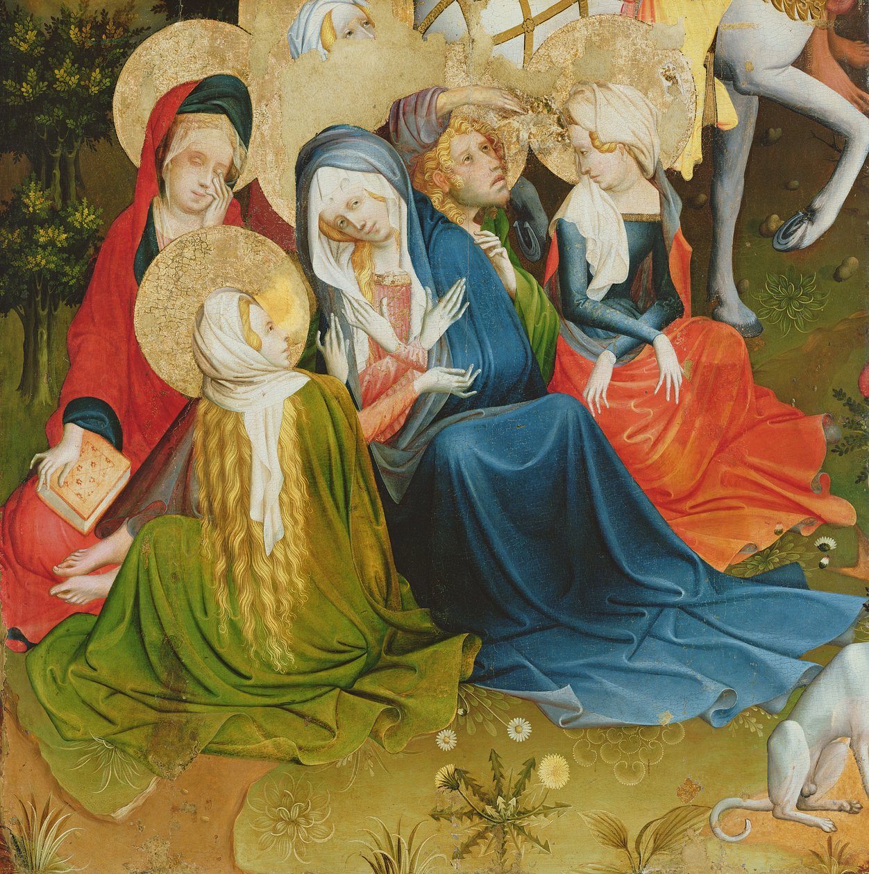 Group of Women at the Crucifixion, panel from the St. Thomas Altar from St. John