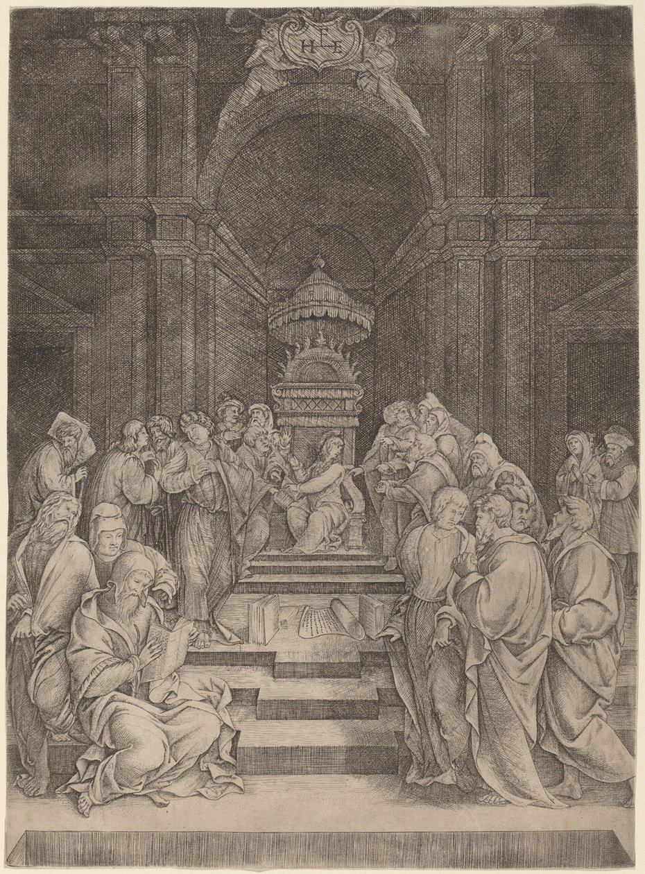 Christ Disputing with the Doctors by Master HFE