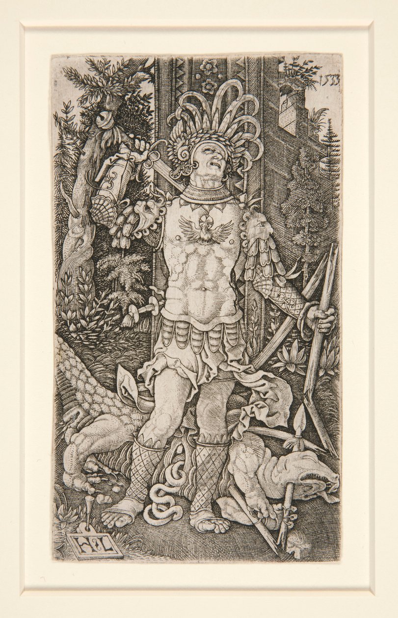 St. George Killing the Dragon by Master H. L.