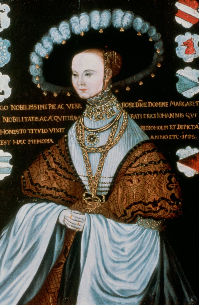 Margareta Eriksdotter Vasa (detail), 16th century by Master Hillebrandt