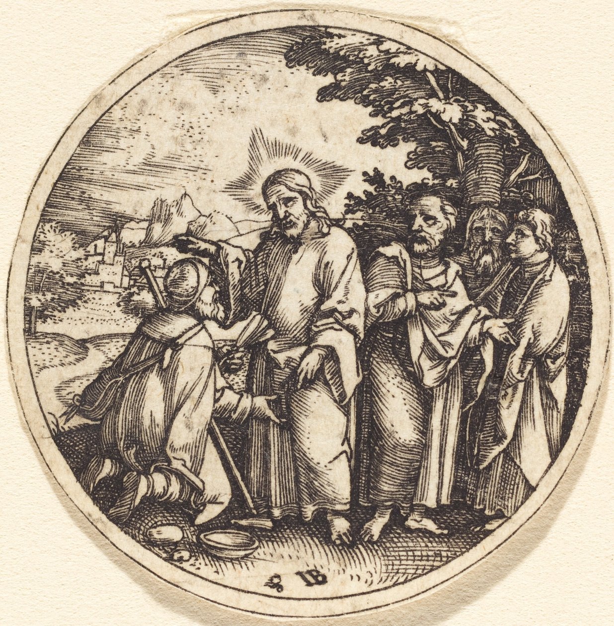 Christ Consoling the Centurion by Master IB