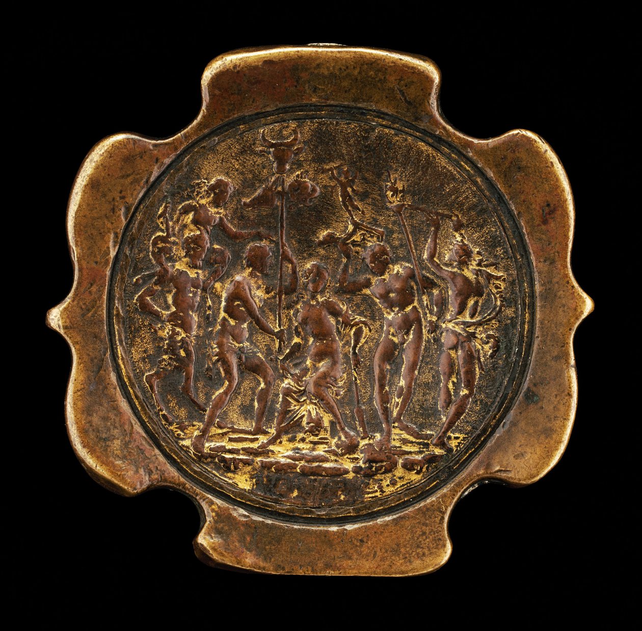 Sword Pommel with inset plaquette of Ariadne by Master IO.FF.
