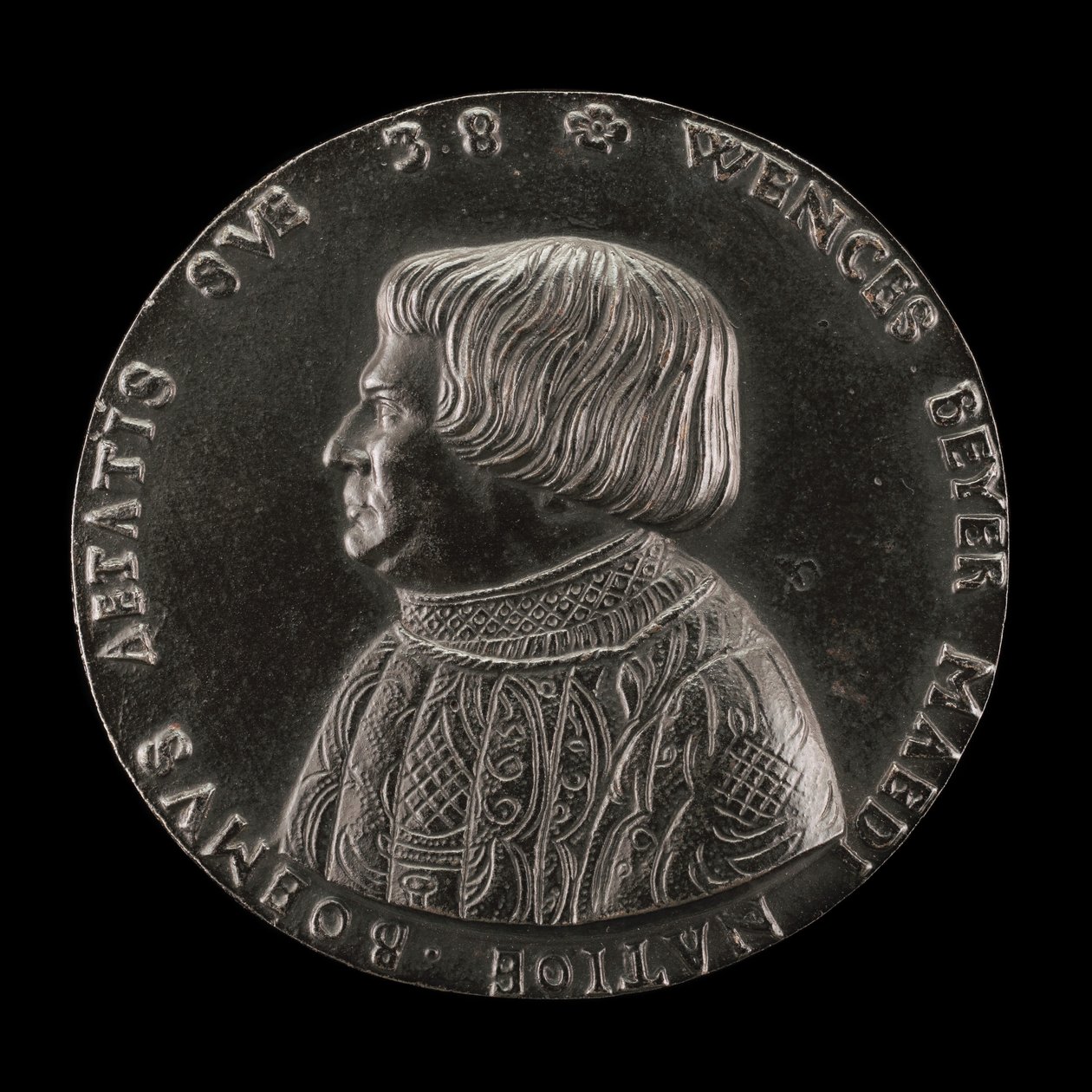 Václav Payer Wenceslaus Beyer, 1488-1537, State Physician of Bohemia [obverse], 1526 by Master M.P.