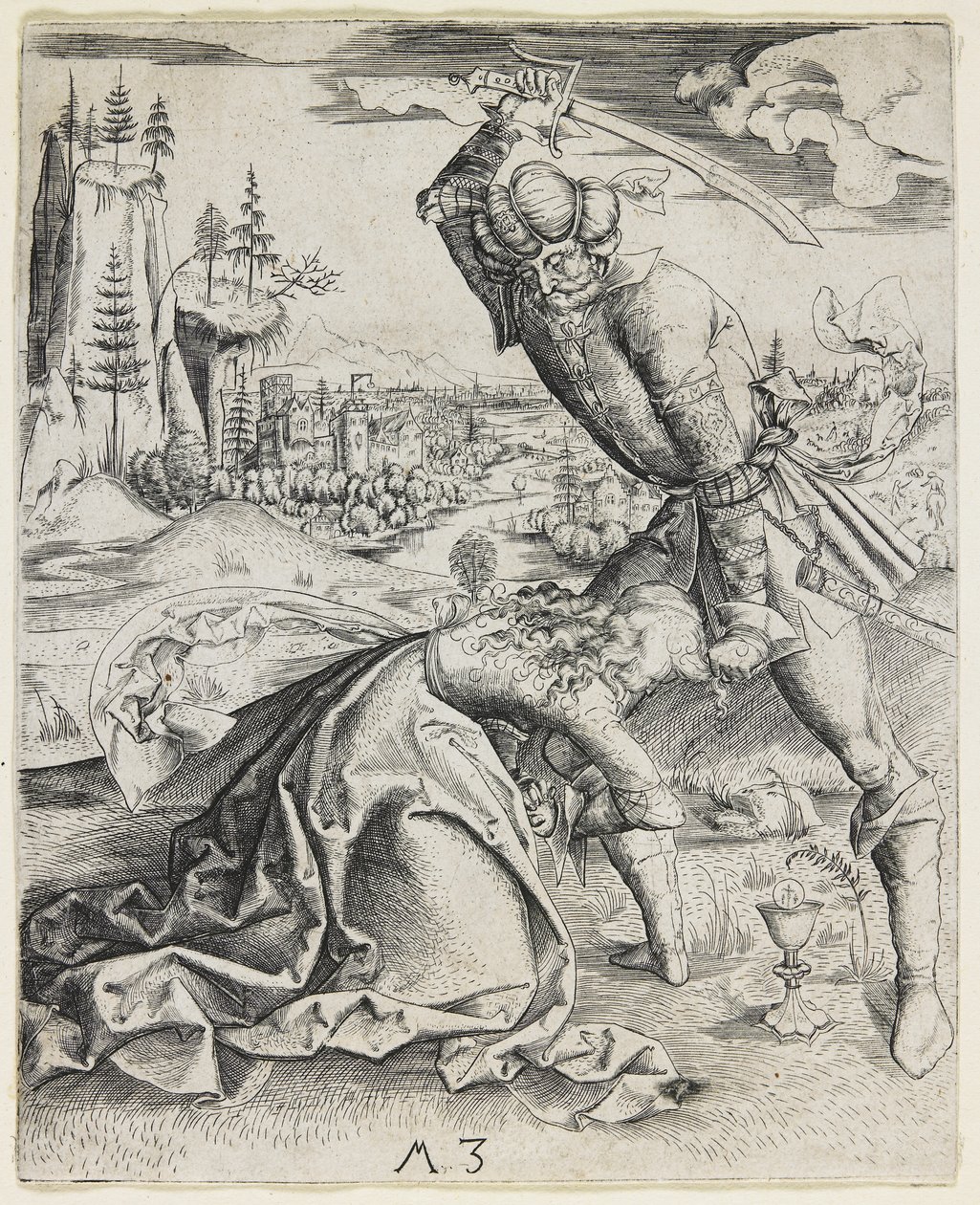 Beheading of Saint Barbara by Master MZ