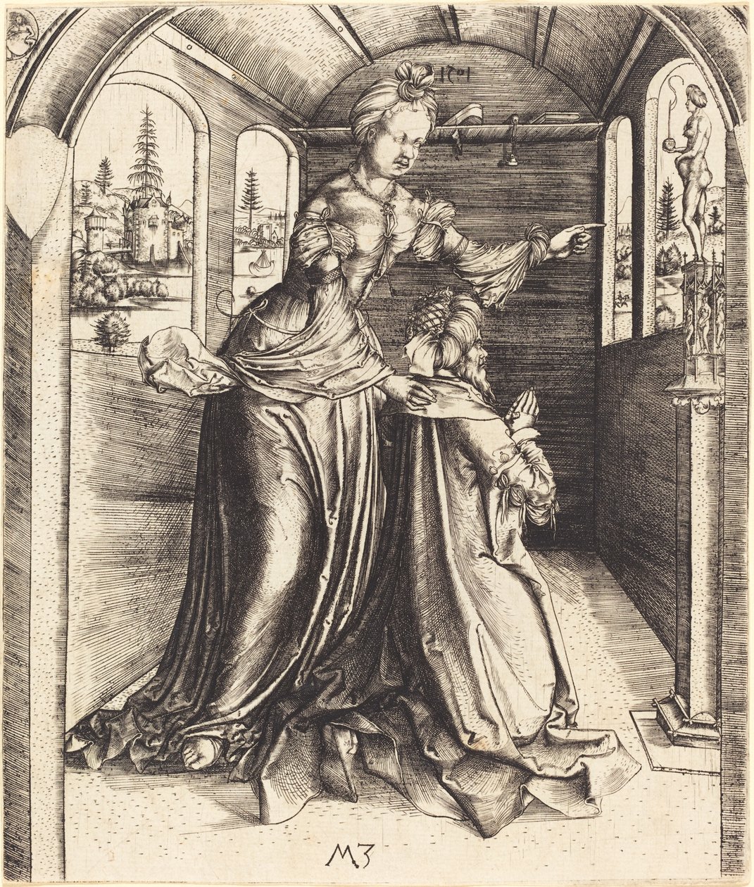 Solomon Worshipping False Gods by Master MZ