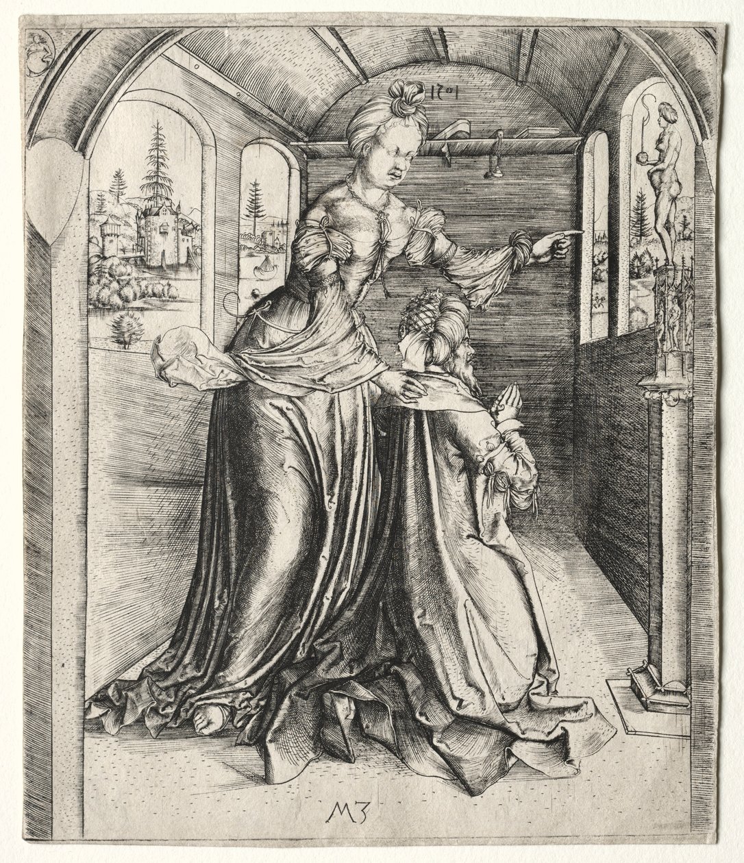 Solomon Worshipping Idols, 1501 by Master MZ