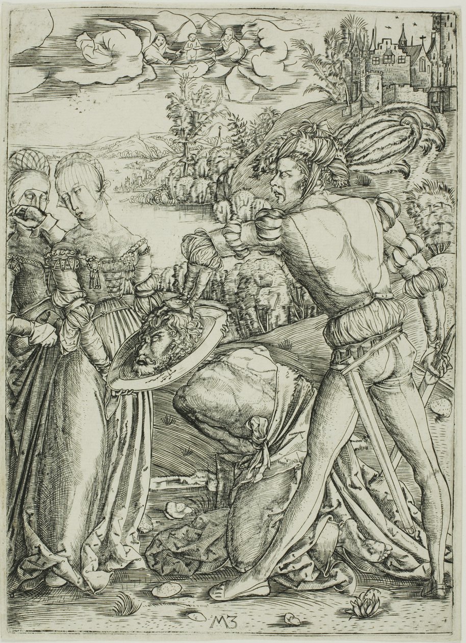 The Beheading of St. John the Baptist by Master MZ