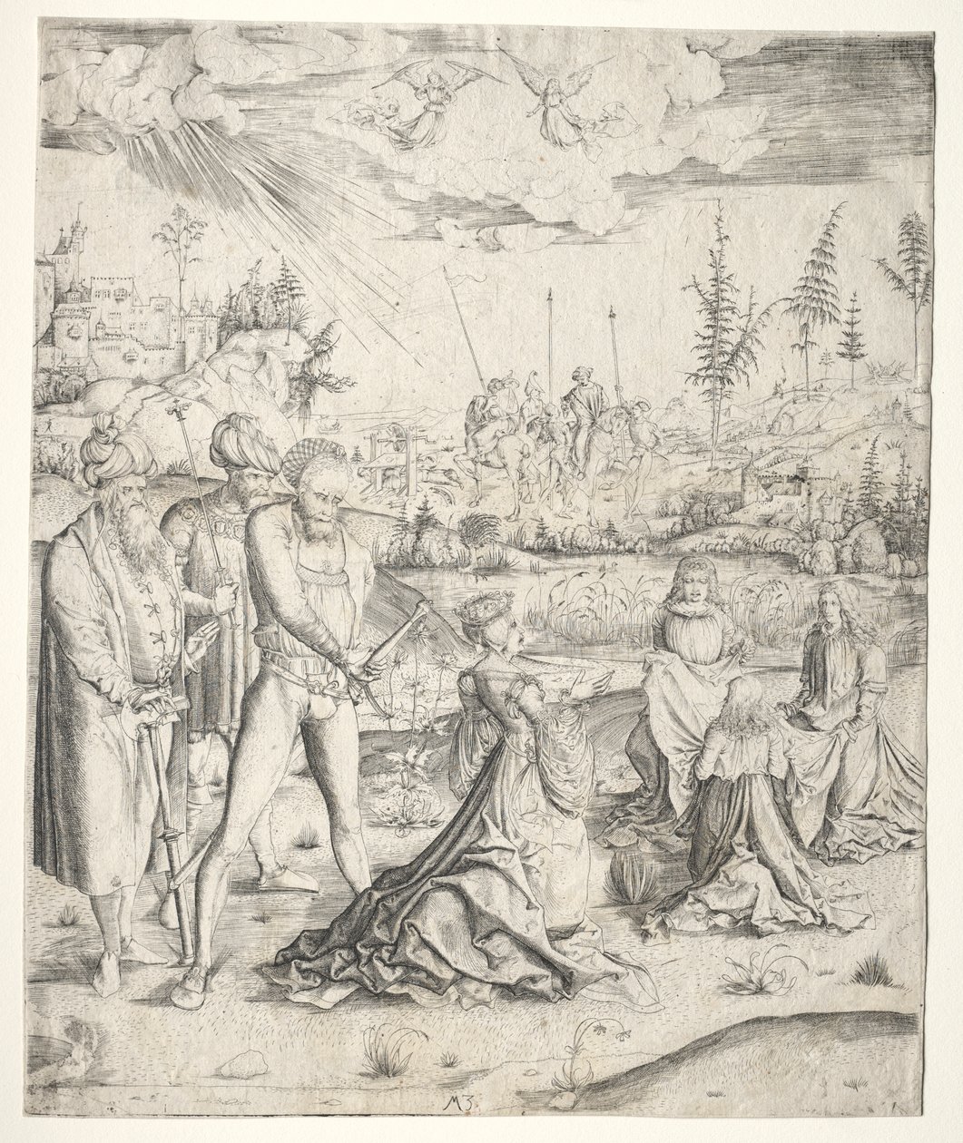 The Martyrdom of St. Catherine by Master MZ