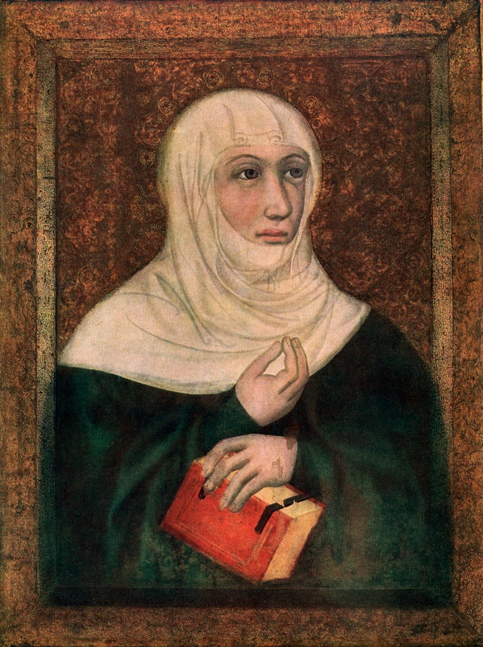 St Clara, 1365-1367 by Master Theodoric