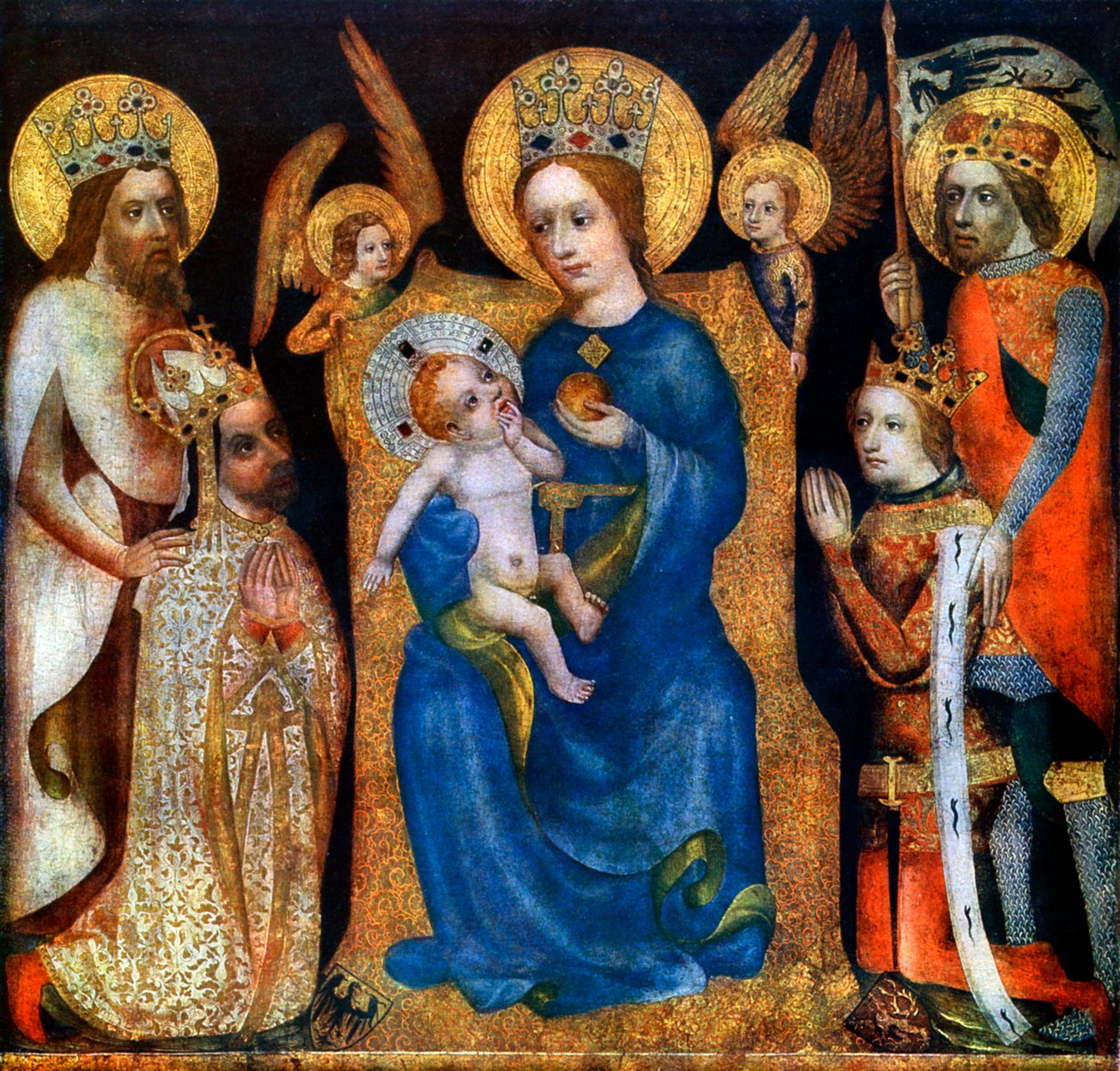 Votive panel of Archbishop Jan Ocko of Vlasim by Master Theodoric