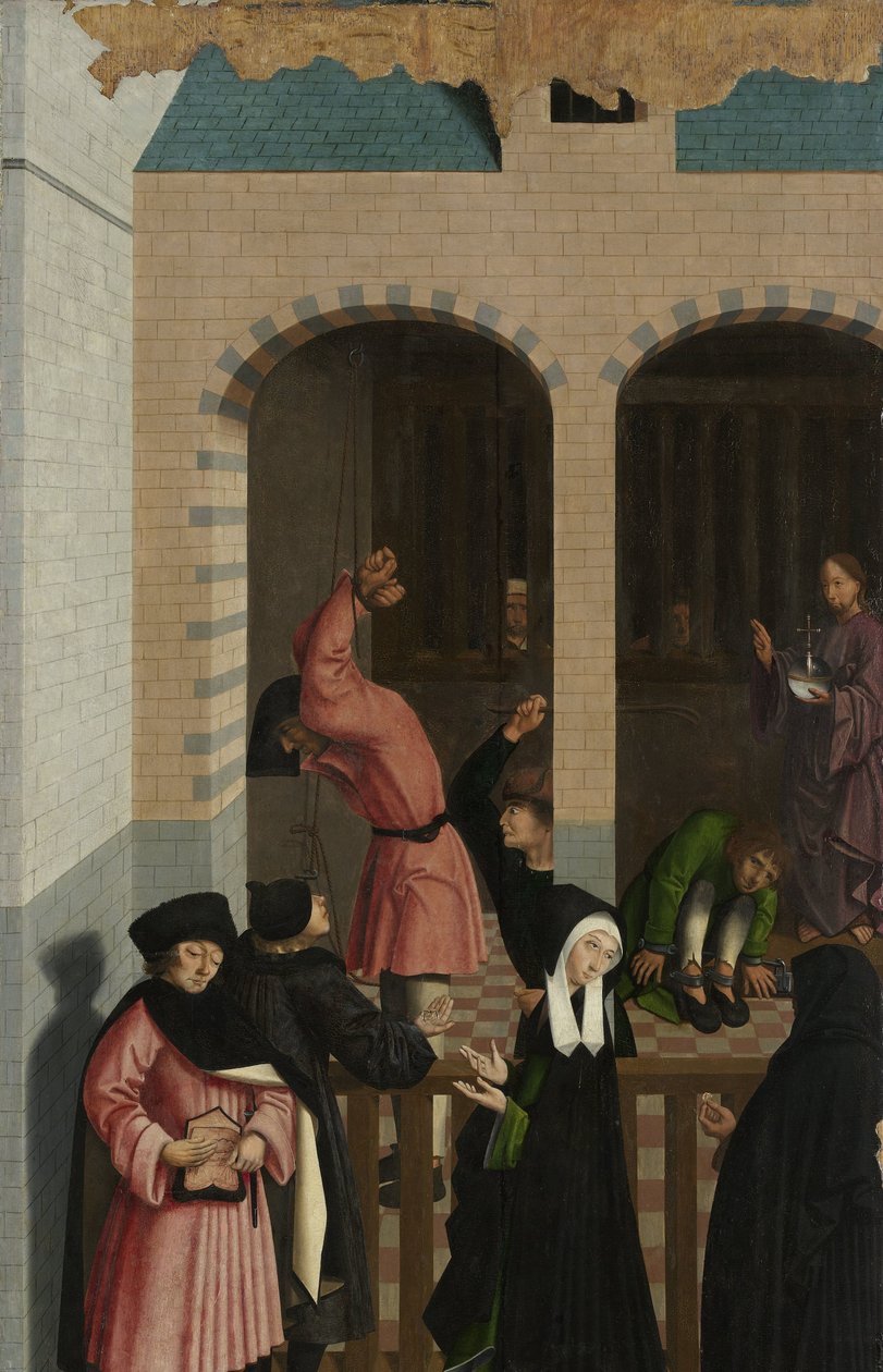 The Seven Works of Mercy (Panel) by Master of Alkmaar
